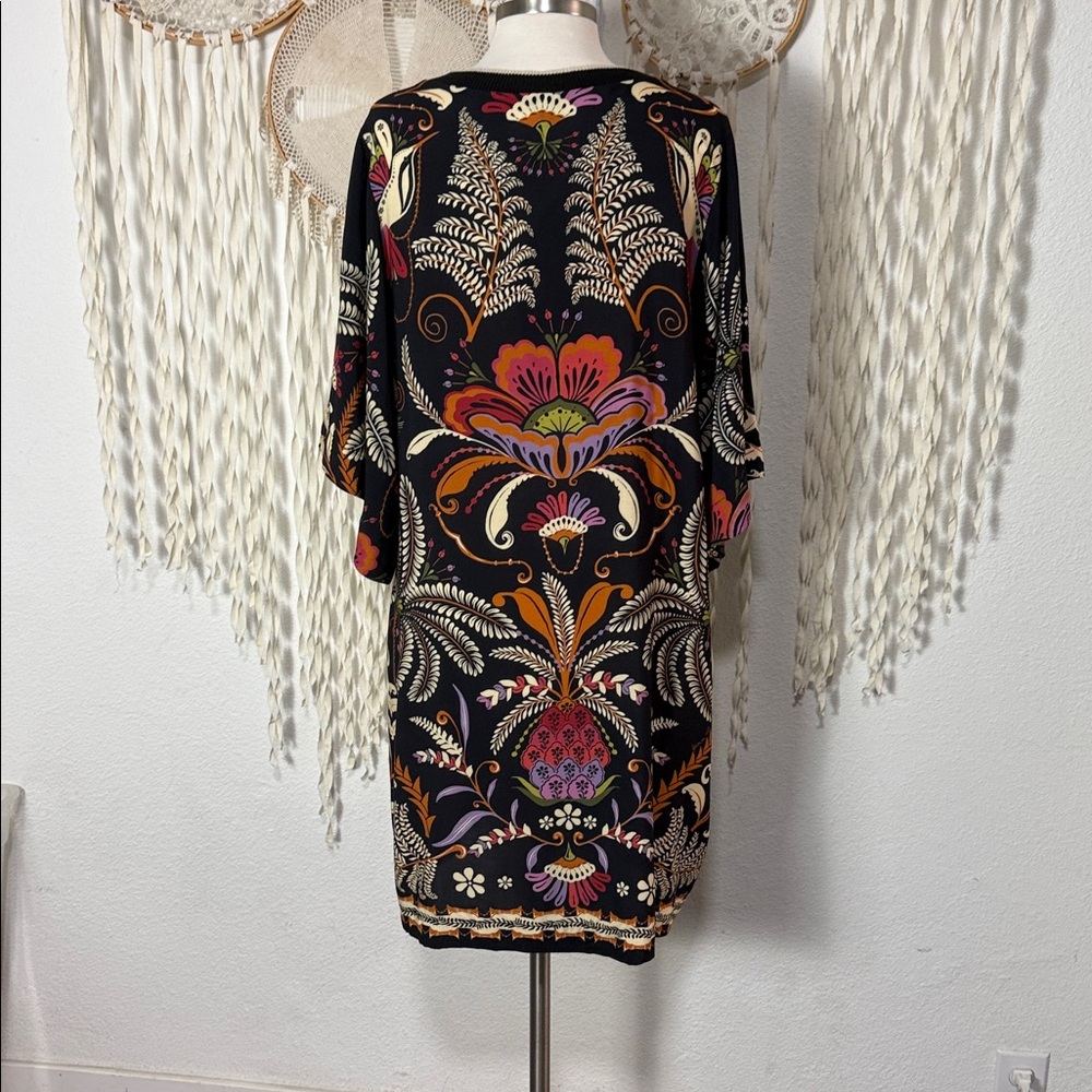 Farm Rio NWT Vestido Floral Shirt Dress Kimono Sleeve Size XL - Picture 4 of 12
